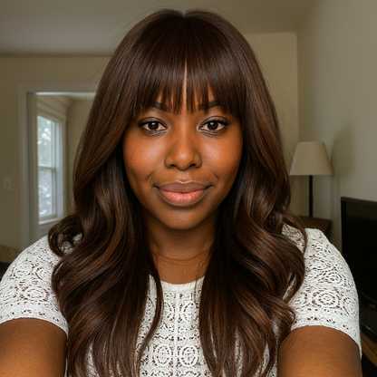 Synthetic Hair | Wavy Bangs