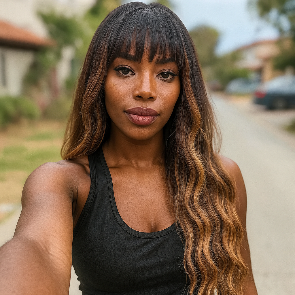 Synthetic Hair | Wavy Bangs