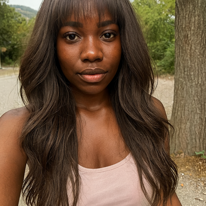 Synthetic Hair | Wavy Bangs