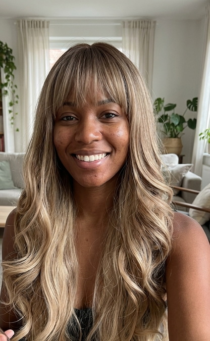 Synthetic Hair | Wavy Bangs
